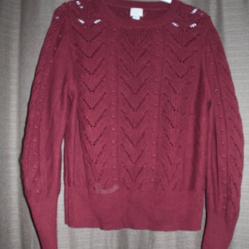 women knit sweater